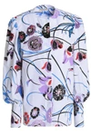 EMILIO PUCCI EMBELLISHED FLORAL-PRINT STRETCH-COTTON POPLIN SHIRT,3074457345619134256