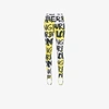 BURBERRY BURBERRY GRAFFITI LOGO STIRRUP LEGGINGS,800386012989228