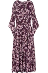 EYWASOULS MALIBU CLAIRE FLORAL-PRINT SILK-CHIFFON MAXI DRESS