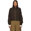 SEE BY CHLOÉ SEE BY CHLOE BROWN BOMBER SWEATER