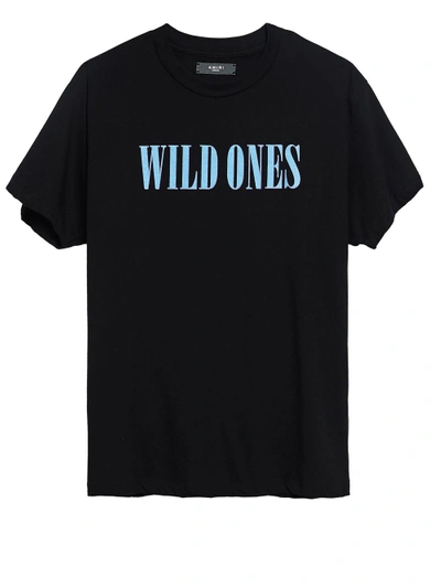Amiri Wild Ones Cotton T-shirt In Black