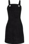 RAG & BONE CROFT KNOTTED SUEDE MINI DRESS,3074457345618964727