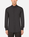 DOLCE & GABBANA GOLD FIT SHIRT IN STRETCH COTTON,G5EJ0TFUMRYB1622