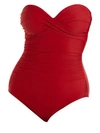 Miraclesuit Rock Solid Madrid One-piece Swimsuit In Cayenne Red