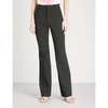 GUCCI FLARED HIGH-RISE CREPE TROUSERS