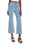 SHOW ME YOUR MUMU FARRAH CROP FLARE JEANS,MDM8-072