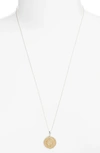 ANNA BECK REVERSIBLE MEDALLION PENDANT NECKLACE,2428N-TWT