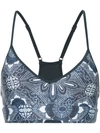THE UPSIDE ETHNIC PRINT SPORTS TOP