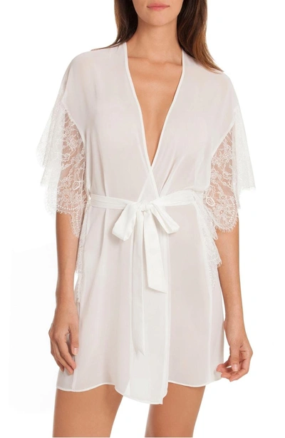 In Bloom By Jonquil Affinity Chiffon Wrap Robe In Ivory