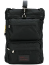 GIVENCHY GIVENCHY LOGO PATCH BACKPACK - BLACK