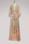 CHLOÉ Silk maxi dress,CHC18SRO183309Q0/NR9Q0