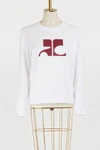 COURRÈGES LOGO SWEATSHIRT,318JS01J005/P074