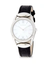 GUCCI DIAMOND, MOTHER-OF-PEARL & STEEL STRAP WATCH,0400095295633