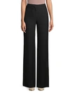 VALENTINO HIGH-WAIST SILK WIDE-LEG PANTS,0400098941055