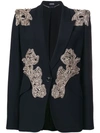 ALEXANDER MCQUEEN BEAD EMBELLISHED BLAZER