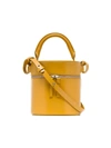 BUILDING BLOCK BUILDING BLOCK YELLOW DRUM LEATHER SHOULDER BAG