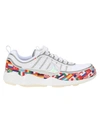 Nike Air Max 90 Air Zoom Spiridon International Flag Sneakers In White/multi