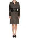 MOSCHINO BELTED COAT,10645030