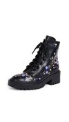 KENZO PIKE EMBROIDERED BOOTS