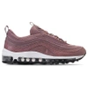 NIKE WOMEN'S AIR MAX 97 LEATHER CASUAL SHOES, BROWN - SIZE 9.5,2381848