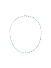 GIGI CLOZEAU BLUE 18KT YELLOW GOLD BEADED NECKLACE