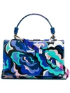 EMILIO PUCCI EMILIO PUCCI PRINTED MINI SATCHEL - BLUE