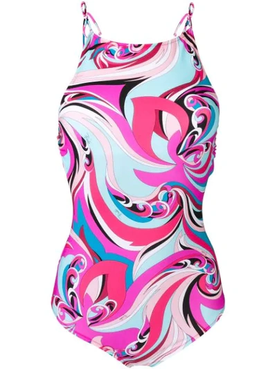 Emilio Pucci Printed Swimsuit - Pink