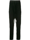 ISAAC SELLAM EXPERIENCE INSOUMIS DROP-CROTCH TRACK trousers