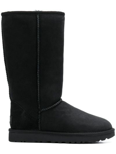 Ugg Fur-lined Snow Boots In Black