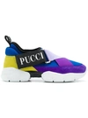 Emilio Pucci City Slip-on Sneakers In A71 Blue