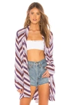 LOVEWAVE LOVEWAVE THE KALLIE ROBE IN PURPLE.,LEWA-WO2