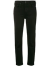 7 FOR ALL MANKIND CROPPED SLIM FIT DENIM TROUSERS