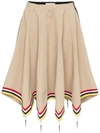 JW ANDERSON UMBRELLA EFFECT PLEATED SKIRT