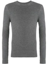 AL DUCA D'AOSTA RIB KNIT FITTED jumper