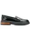 TOD'S FLATFORM PENNY LOAFERS