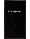 GIVENCHY black logo towel,BMZ00310ZY