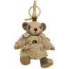 BURBERRY BURBERRY TAN THOMAS TRENCH COAT KEYCHAIN