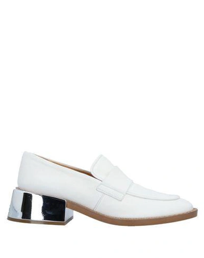 Mm6 Maison Margiela Loafers In White