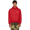 DOUBLET DOUBLET RED CHAOS EMBROIDERY HOODIE