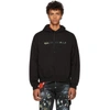 DOUBLET DOUBLET BLACK 404 SPANGLE EMBROIDERY HOODIE