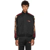 DOUBLET DOUBLET BLACK CHAOS EMBROIDERY TRACK JACKET