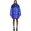 MIU MIU Blue Oversized Down Jacket