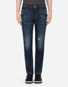 DOLCE & GABBANA MARTINI FIT JEANS,GY70LDG8AB3S9001