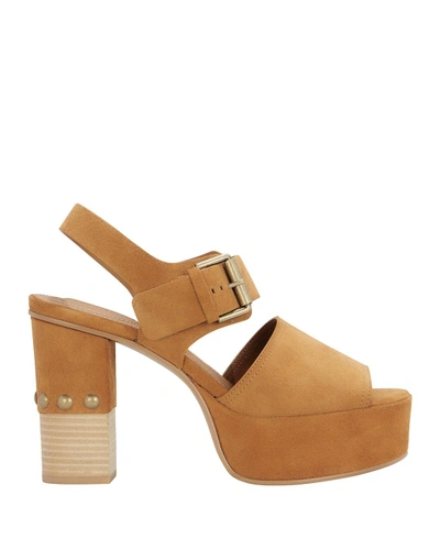 See By Chloé See By Chloe Classic Wedge Sandals In Pergamena