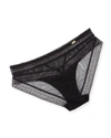 Chantelle Festivite Lace Brazilian Bikini Briefs In Light Gray