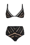 ZIMMERMANN LACE AND LATTICE-PANELED HIGH-RISE BIKINI,3074457345618977232