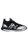 Hogan Rebel Sneakers In Silver