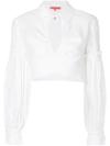 MANNING CARTELL MANNING CARTELL YOUNG IMMORTALS CROPPED SHIRT - WHITE