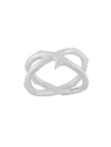 Shaun Leane Rose Thorn Wide Band Ring In Metallic