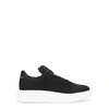 Alexander Mcqueen Exaggerated Sole Knitted Trainers In Black